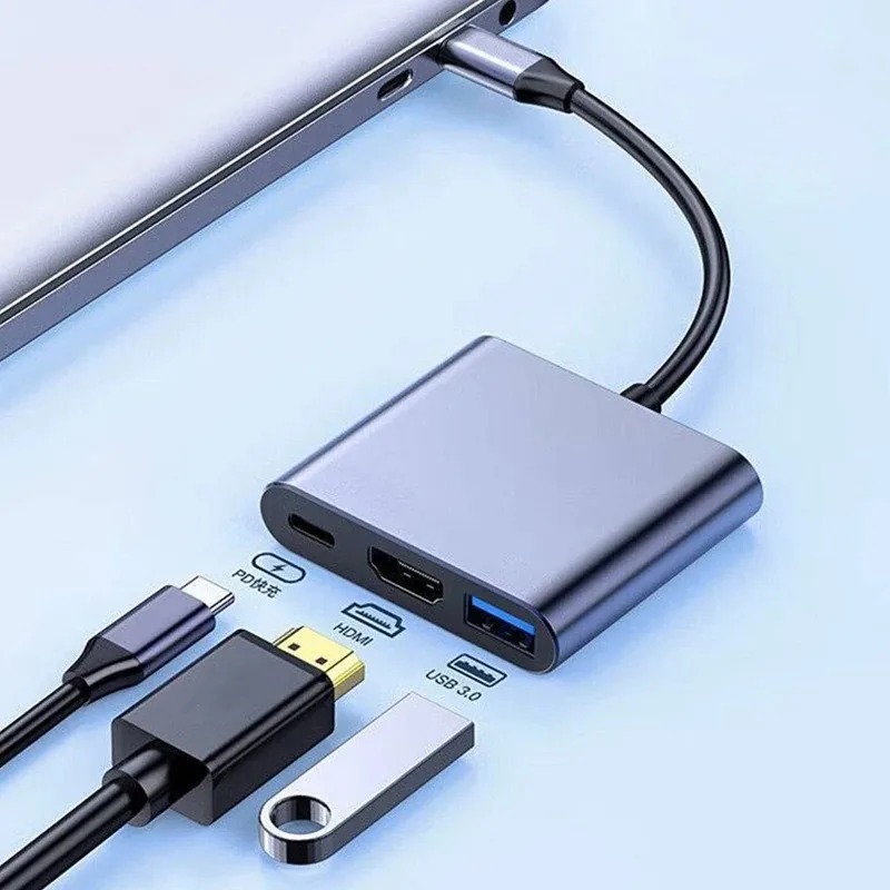Usb Hub Type C - USB C HUB 3w1 Typ C
