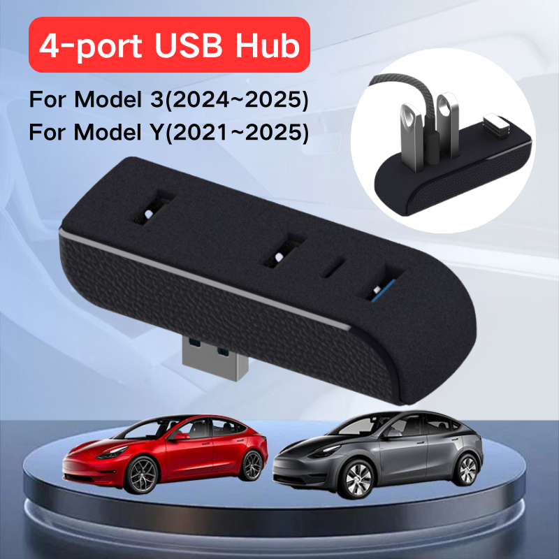 Usb Hub Type C - Ulepszony 4-portowy rozdzielacz USB z funkcją