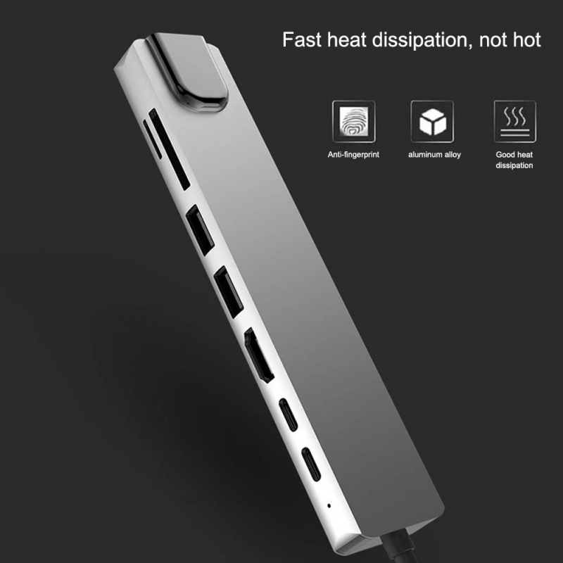 Stacja dokująca 8-w-1 Type-C,  – Usb Hub Type C recenzja i cena