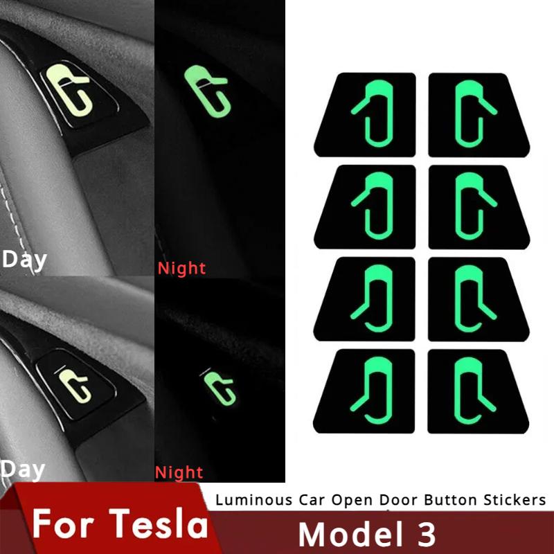 Świecące naklejki na przyciski – Tesla Tablet Accessories recenzja i cena