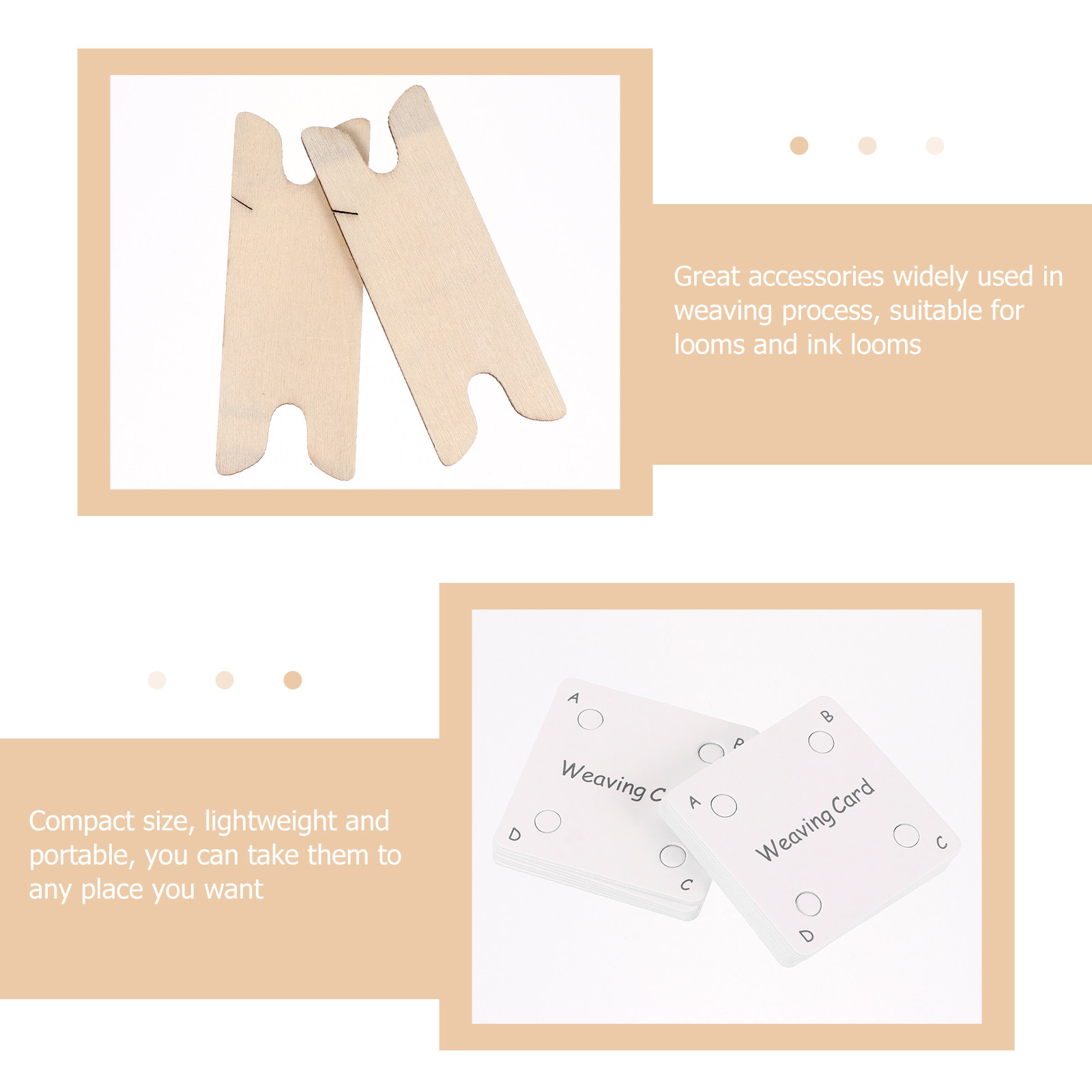Zestaw do tworzenia kart z pap – Tablet Weaving Accessories recenzja i cena