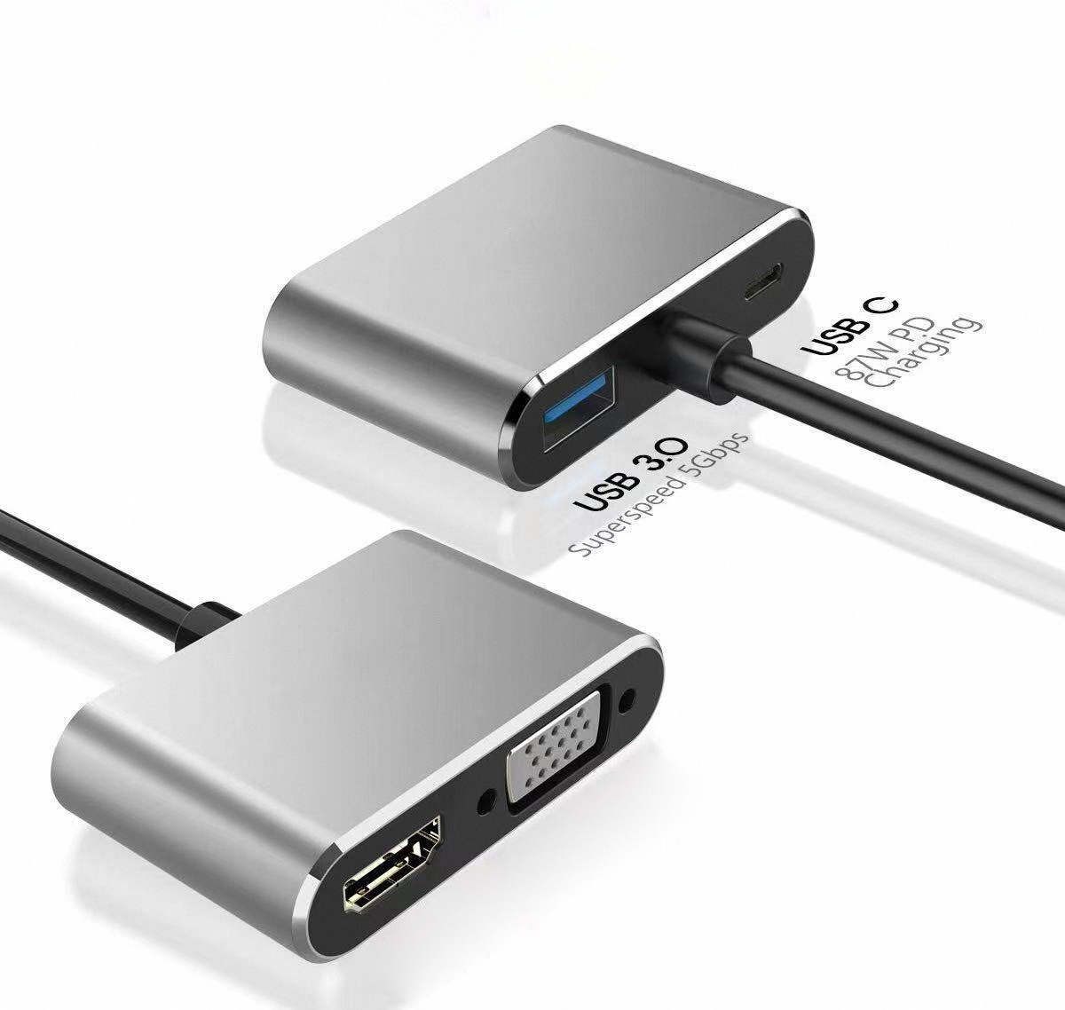 Adapter/Hub USB-C 4 w 1 z obsł – Usb Hub Type C recenzja i cena