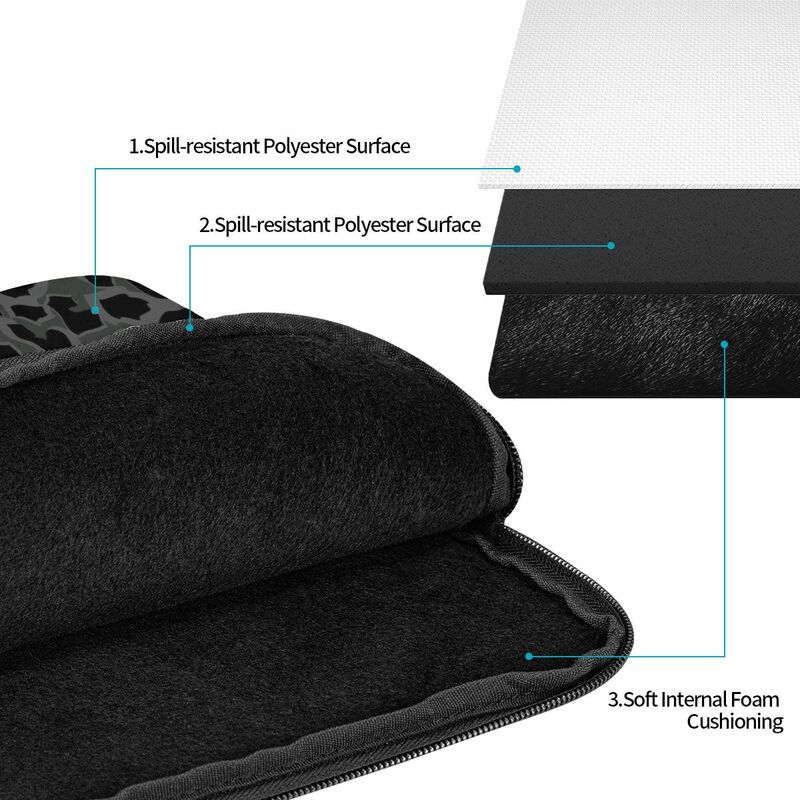 Czarna torba na laptopa w wzór – Tablet Sleeves & Cases Ipad Accessories recenzja i cena